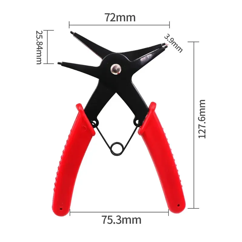 1PC Circlip Pliers Internal and External Circlip Pliers Retaining Ring Pliers Inner Card Outer Retaining Ring Car Repair Tools
