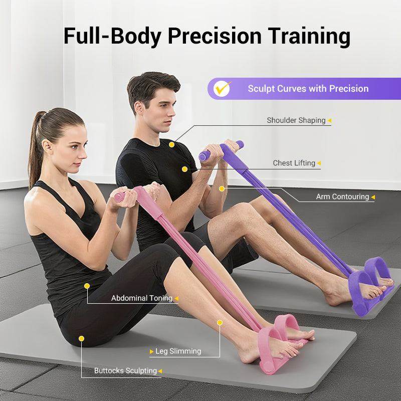 �?025 Hot Sale🔥32 Fitness Resistance Bands-4 Tube Pedal Ankle Puller