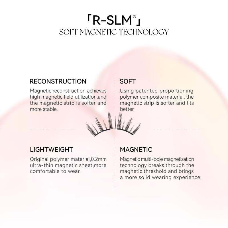 Soft Magnetic Eyelashes All-in-One Box, Reusable