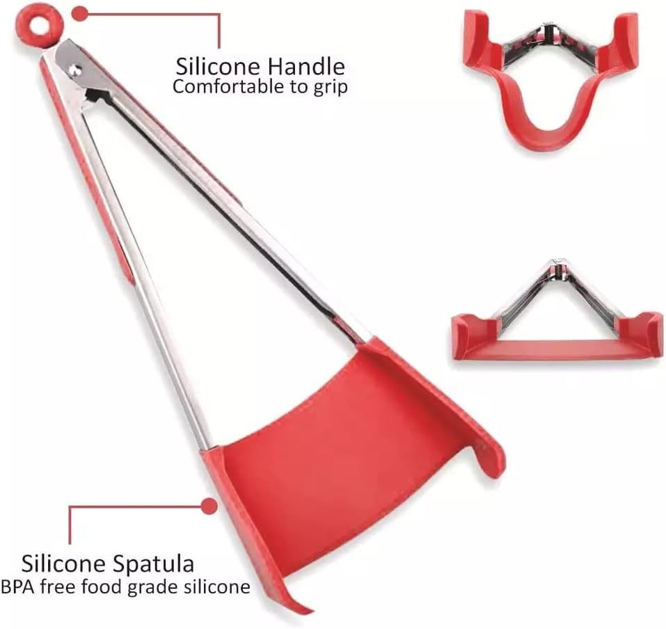 Clever Tongs 2 In 1 Kitchen Spatula🍳