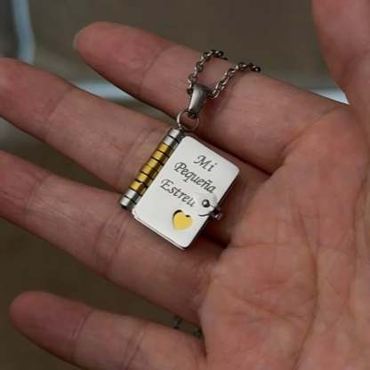 🎁 Blessing Book Necklace for Children - An Eternal Gift from the Heart