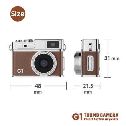 Mini Retro Camera with 1080P Video, 12MP Photos, Keychain Digital Camera