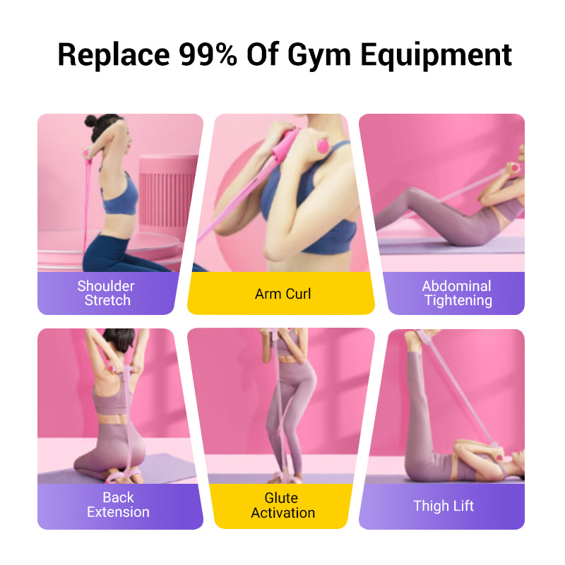 �?025 Hot Sale🔥32 Fitness Resistance Bands-4 Tube Pedal Ankle Puller
