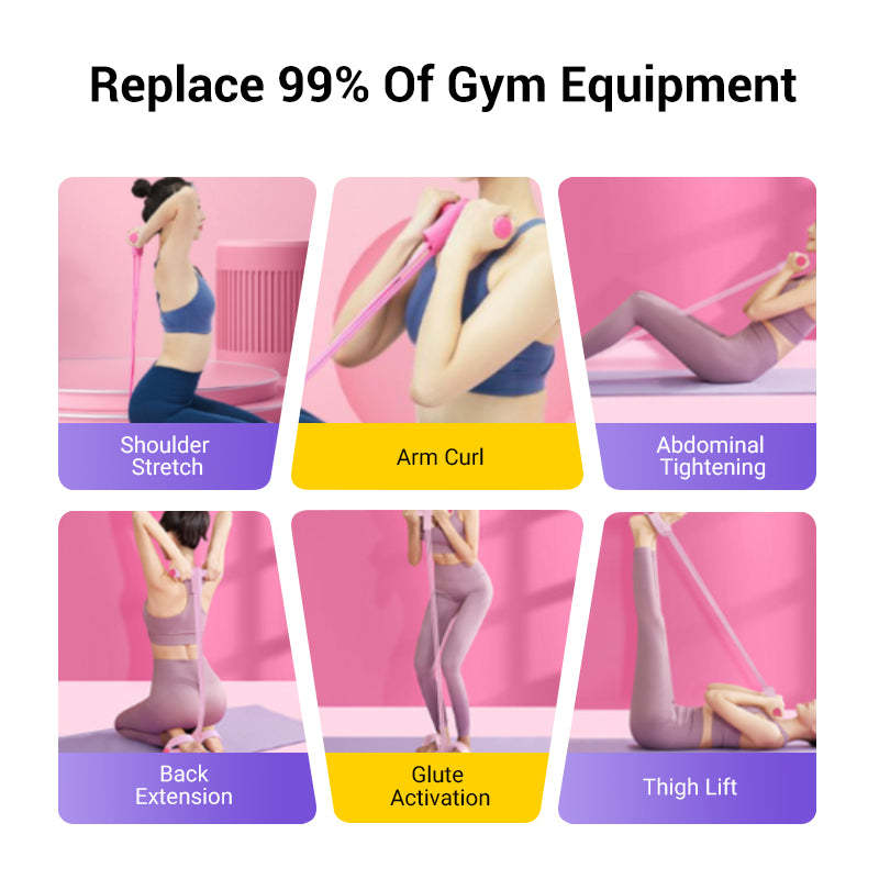 �?025 Hot Sale🔥32 Fitness Resistance Bands-4 Tube Pedal Ankle Puller