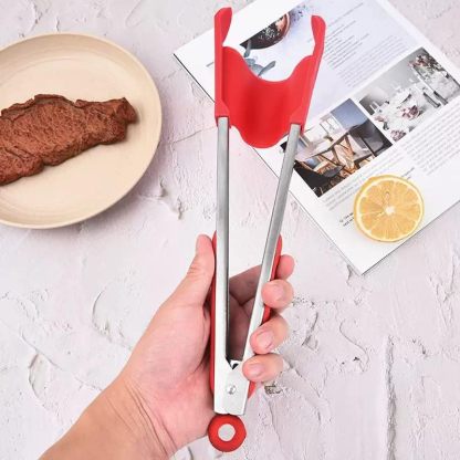 Clever Tongs 2 In 1 Kitchen Spatula🍳