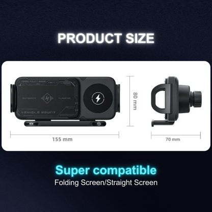 🎁Flash Sale💥2026 Smart 360° Wireless Charger Phone Holder