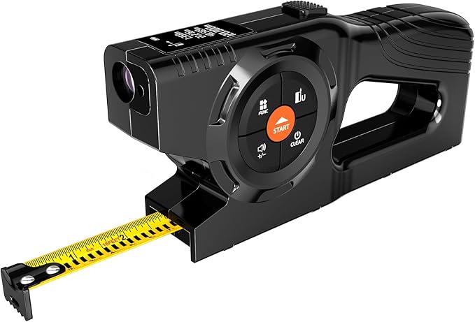 💡 Accurate & Easy 📐｜3-in-1 Digital Tape Measure with Memory & Green Laser