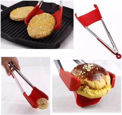 Clever Tongs 2 In 1 Kitchen Spatula🍳