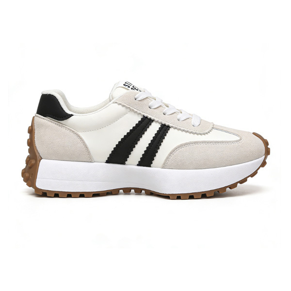 Stay Real Retro Platform Sneakers – Comfy Suede Chunky Sole Casual Shoes (Multiple Colors)