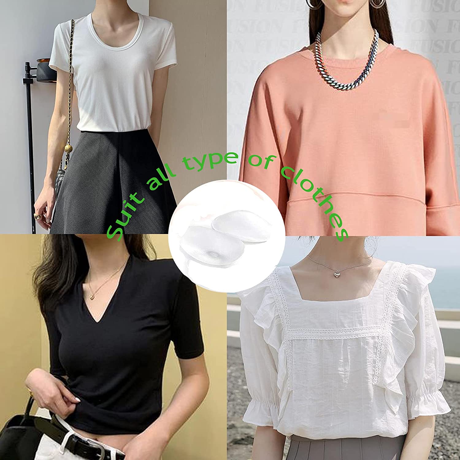 🔥🔥(BUY 3 FREE SHIPPING) Naturally Silicone -Transparent Anti-slip Shoulder Pads+Free 🎁 BIRD'S NEST HAIRPIN