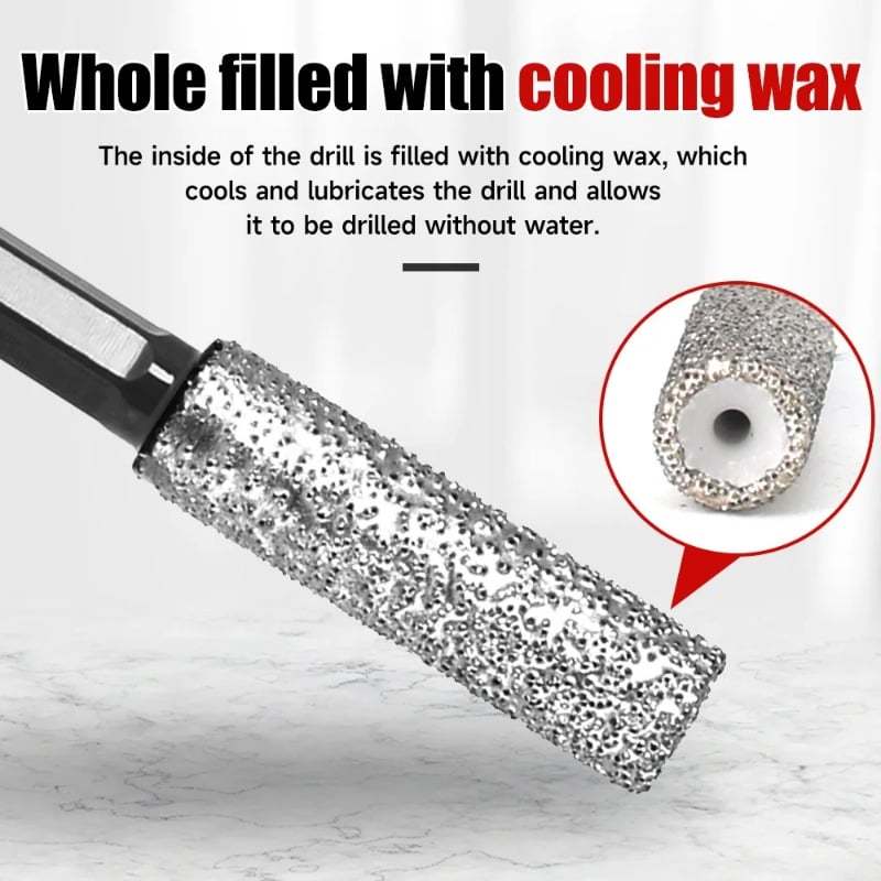 🔥2-in-1 Hexagonal Shank Brazing Dry Drilling Specialized Hole Opener