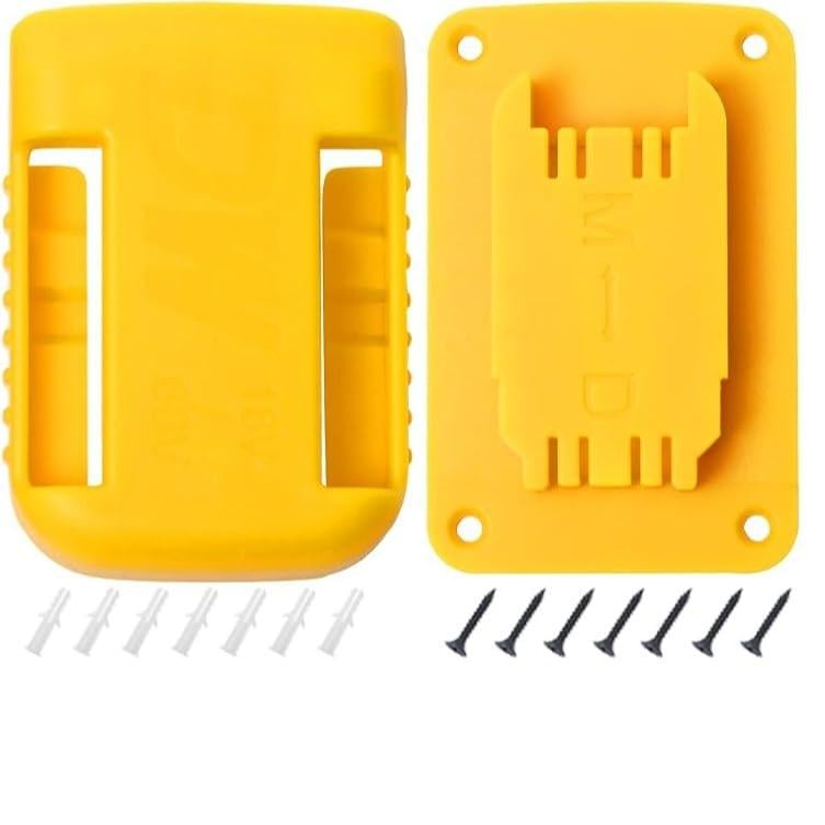 🧰Tool Holders for Dewalt 20V/12V Drill Tool Mount Fit for Milwaukee M18 Tools Yellow