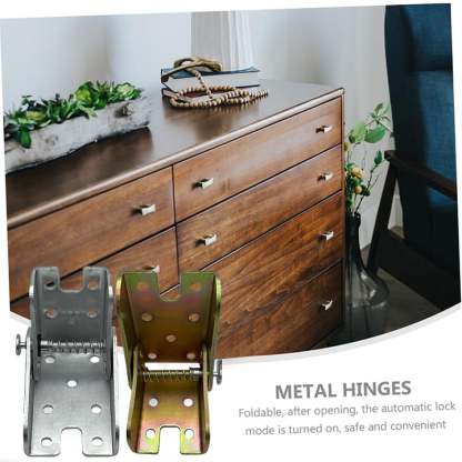🔥HOT SALE-49%OFF-🛠️90-Degree Self-locking Folding Hinge Lock