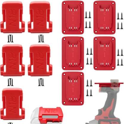 🧰Tool Holders for Dewalt 20V/12V Drill Tool Mount Fit for Milwaukee M18 Tools Yellow