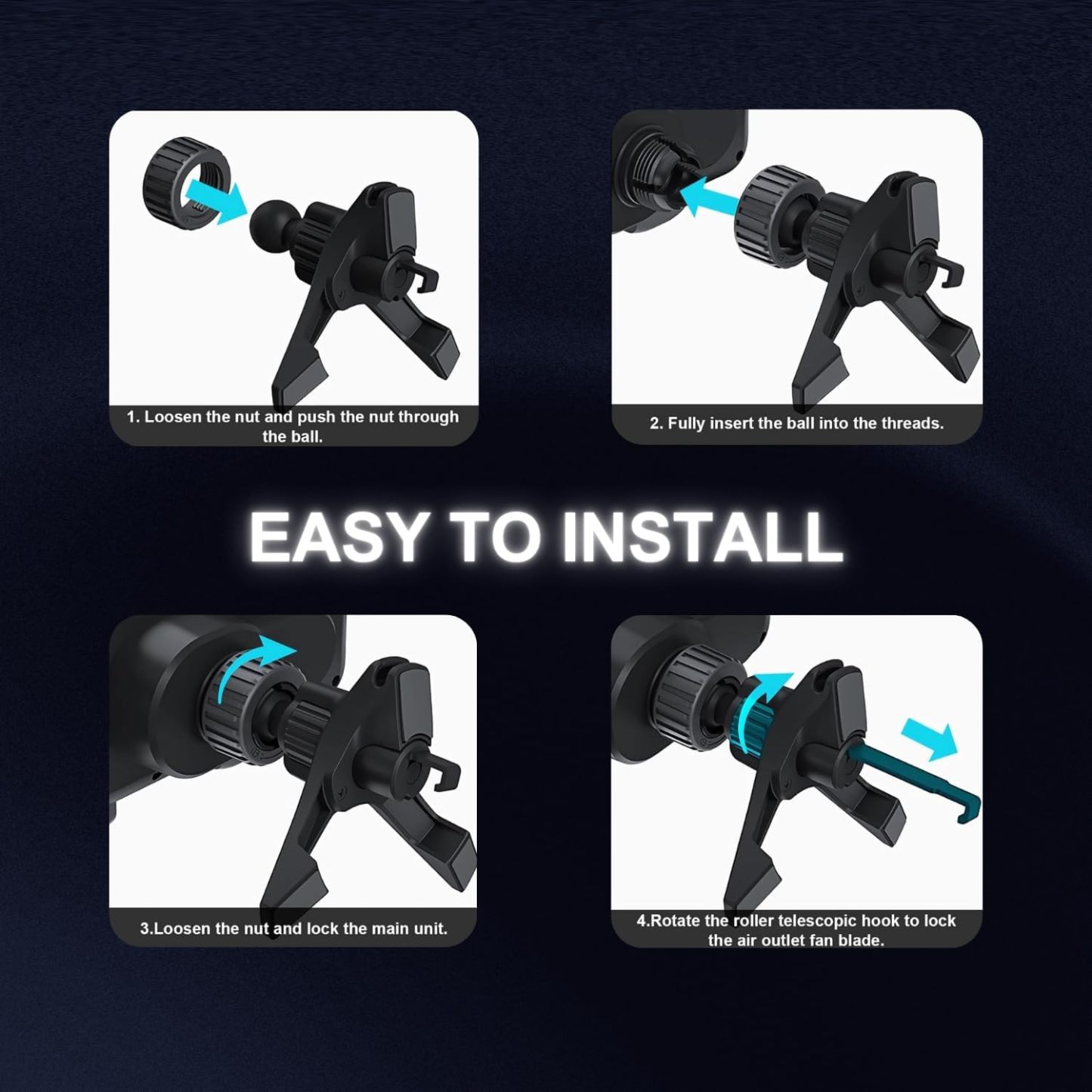 🎁Flash Sale💥2026 Smart 360° Wireless Charger Phone Holder