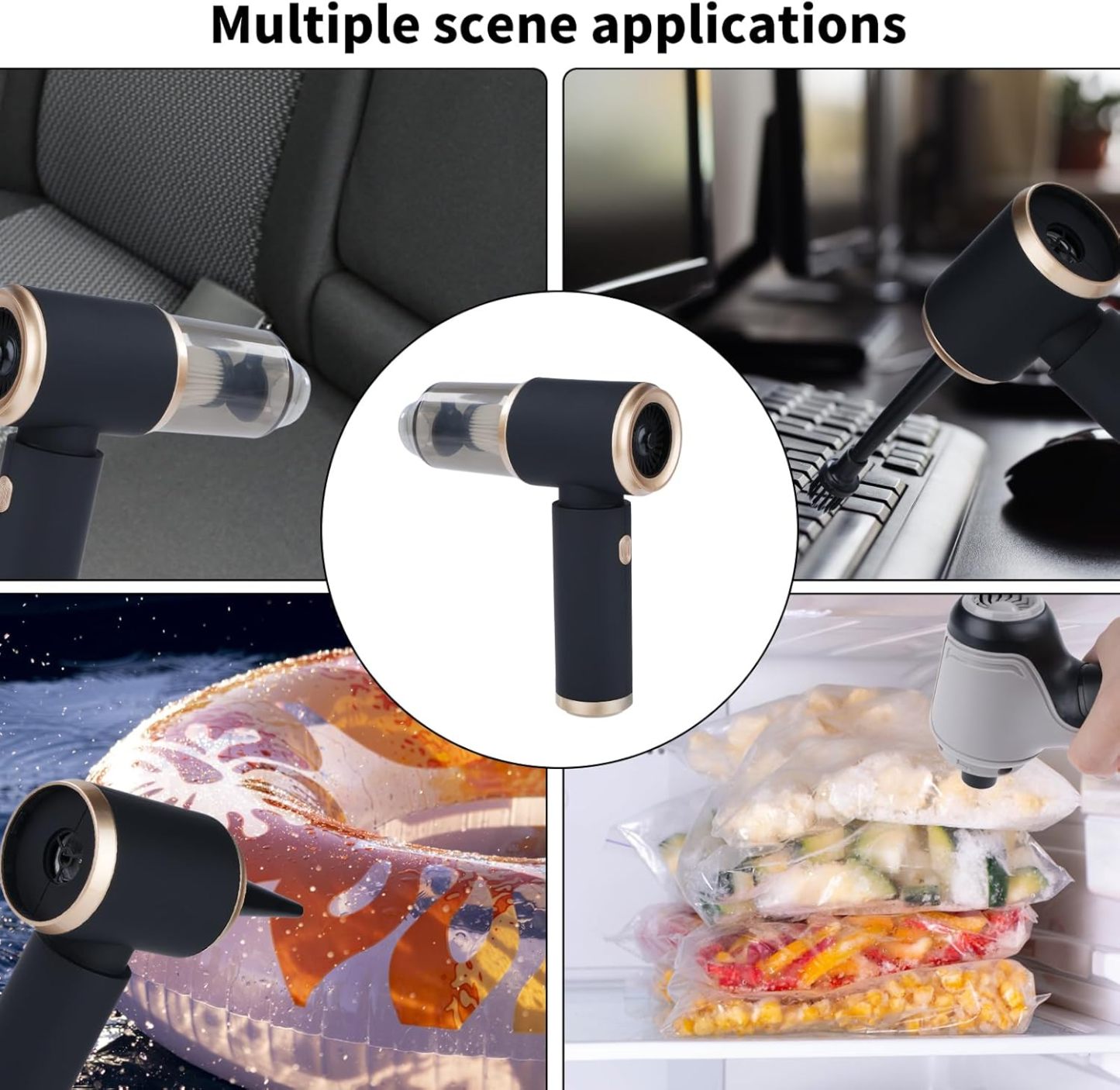 🔥Flash Sale 50%-OFF🔥Wireless Handheld Car Vacuum Cleaner, 16000Pa Vacuum Cleaner and Air Duster,