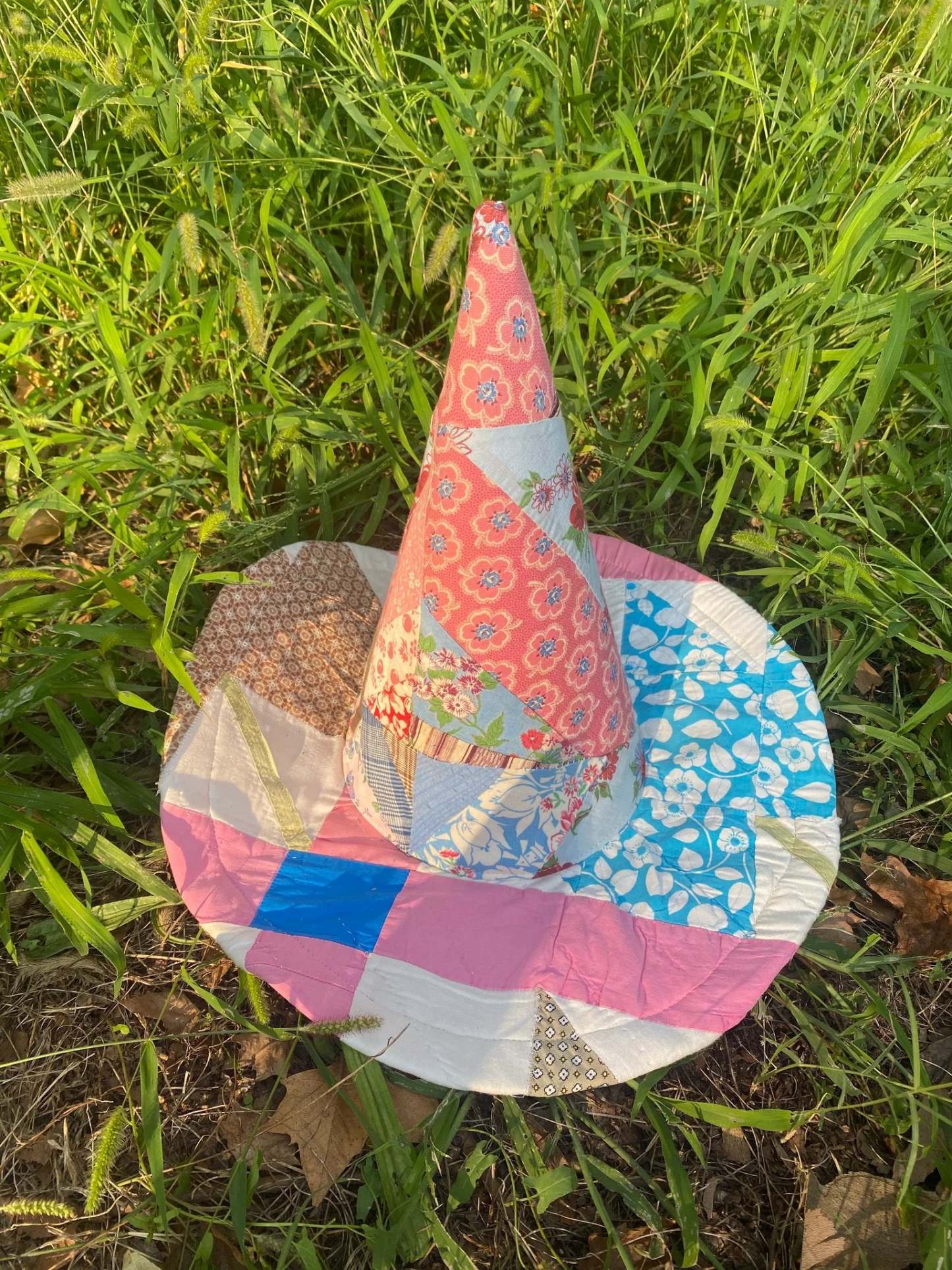 🔥Last Day 49% OFF - The Quilted Witch Hat | Handcrafted Folk Art Hat