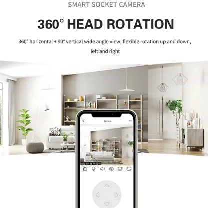 Smart Home Surveillance 1080P HD WiFi IP Camera Smart Wireless Two-way Audio Night Vision Motion Detection Security Cameras 2025