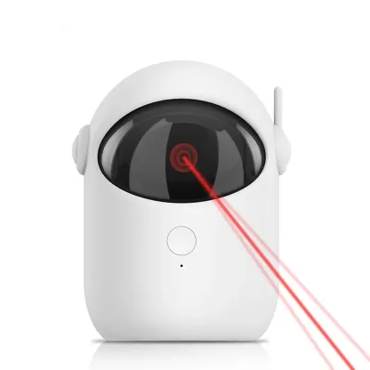 Automatic Laser Cat Toy Rechargeable Auto-rotation Laser Light Interactive Cat Toys Pet Tease Device Dog Toy Fast and Slow Mode