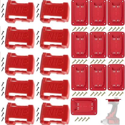 🧰Tool Holders for Dewalt 20V/12V Drill Tool Mount Fit for Milwaukee M18 Tools Yellow