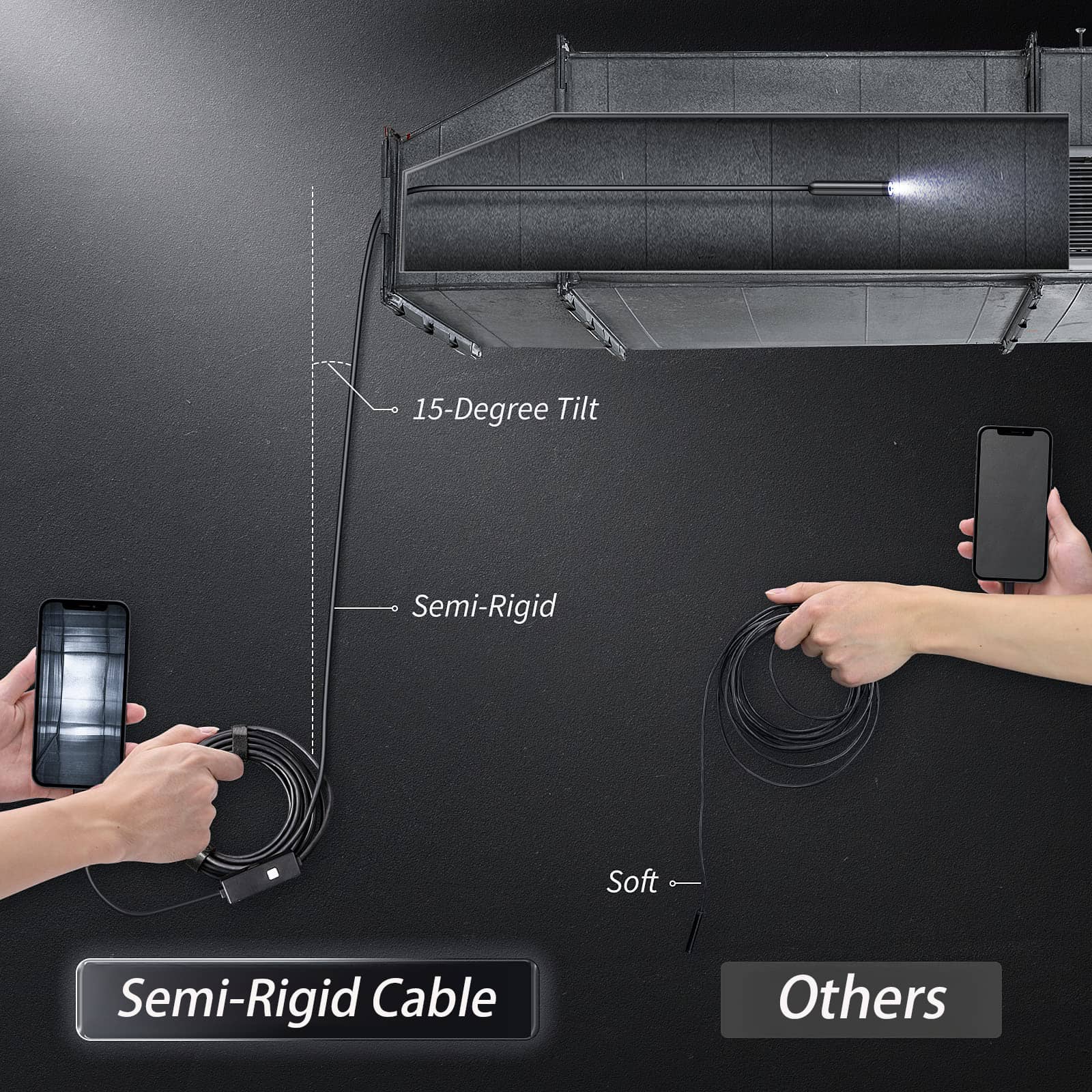 🔥This Week's Special Offer - 🔎 Plug-and-Play Endoscope Camera – Compatible with Android & iPhone & ipad for Direct Connection📱