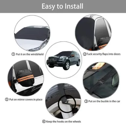 🔥Last Day Promotion 49%OFF🔥 Windshield Snow Cover Sunshade