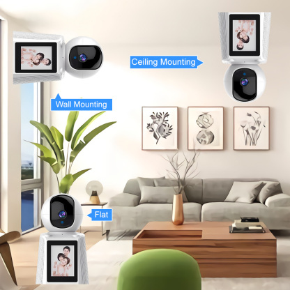 2025 New 2MP Baby Monitor Video Calling Smart Wifi Camera with Two Way Audio Indoor Auto Tracking Wireless PTZ Cameras