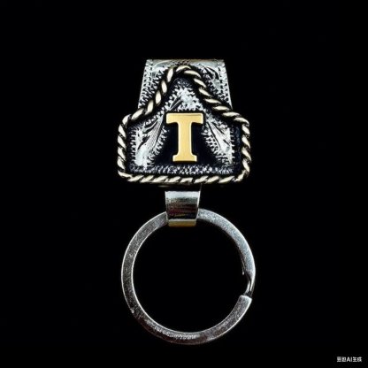 🤠Vintage Letter Keychain