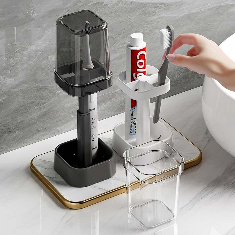 🎁 Stylish Toothbrush Holder with Cover