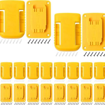 🧰Tool Holders for Dewalt 20V/12V Drill Tool Mount Fit for Milwaukee M18 Tools Yellow