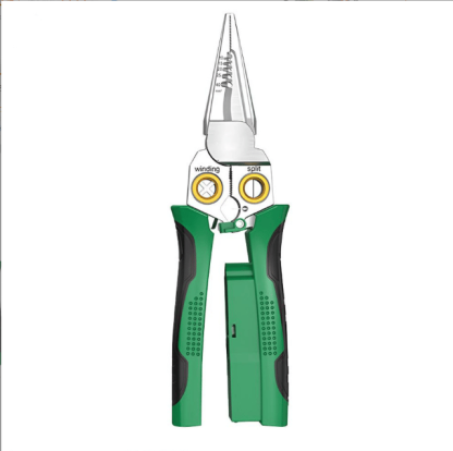 8 in 1 Wire Stripper with Voltage Tester, 8 in 1 wire stripping pliers, Multi-function Electric Wire Stripping Tool for Cutting and Pulling Pliers, Electrician Repair Tool