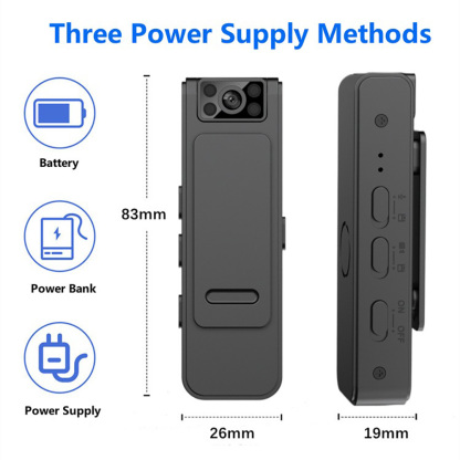 WIFI Mini Body Camera Video Recorder HD 1080P Wearable Police Body Cam Night Vision Law Enforcement Security Guard Home