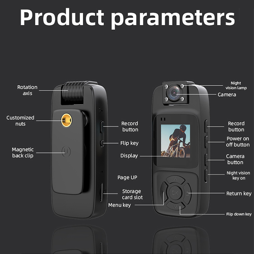 Video Recording Underwater Camera 30M Waterproof Wifi 4K Action Sport Mini Camera for Motorcycle Driving Recorder