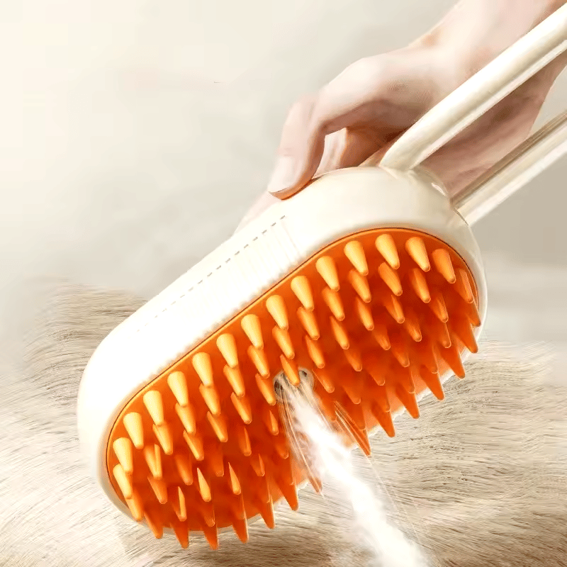 3-in-1 Dog Hair Brush Cat Hair Brush Electric Pet Cleaning Brush Steam Spray Brush Massage Hair