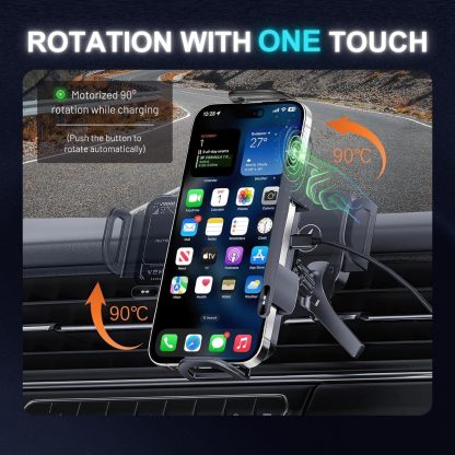 🎁Flash Sale💥2026 Smart 360° Wireless Charger Phone Holder