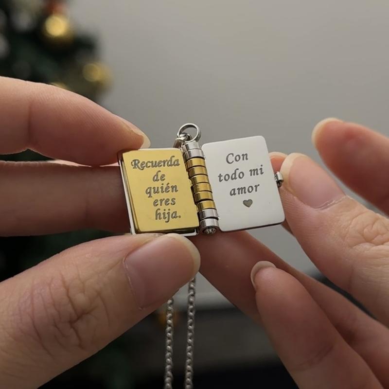 🎁 Blessing Book Necklace for Children - An Eternal Gift from the Heart