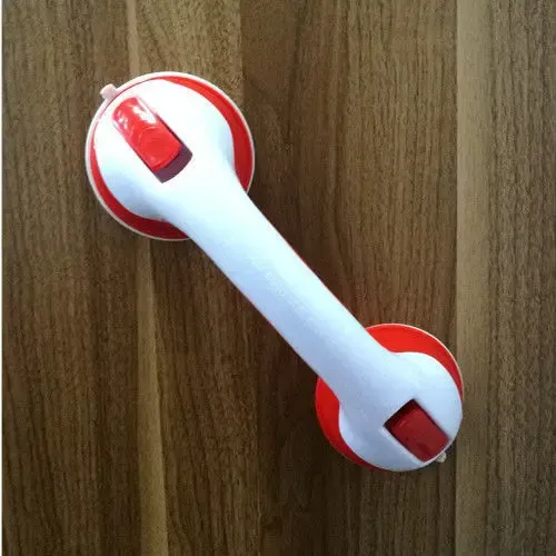 Bath Safety Grab Handle Bar Suction Cup Tub Bathroom Shower Rail