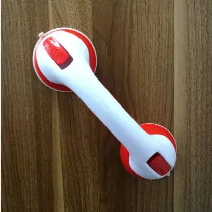 Bath Safety Grab Handle Bar Suction Cup Tub Bathroom Shower Rail