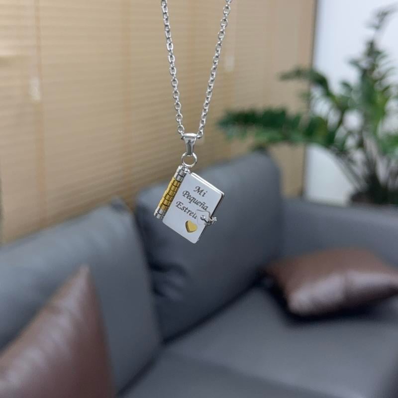 🎁 Blessing Book Necklace for Children - An Eternal Gift from the Heart