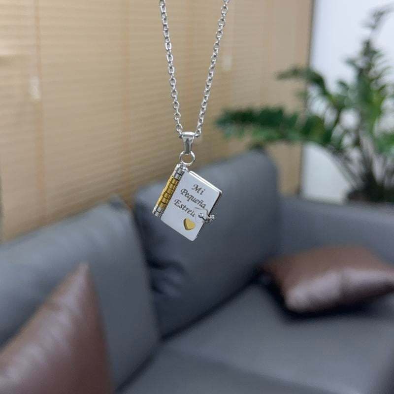 🎁 Blessing Book Necklace for Children - An Eternal Gift from the Heart