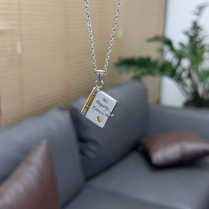 🎁 Blessing Book Necklace for Children - An Eternal Gift from the Heart