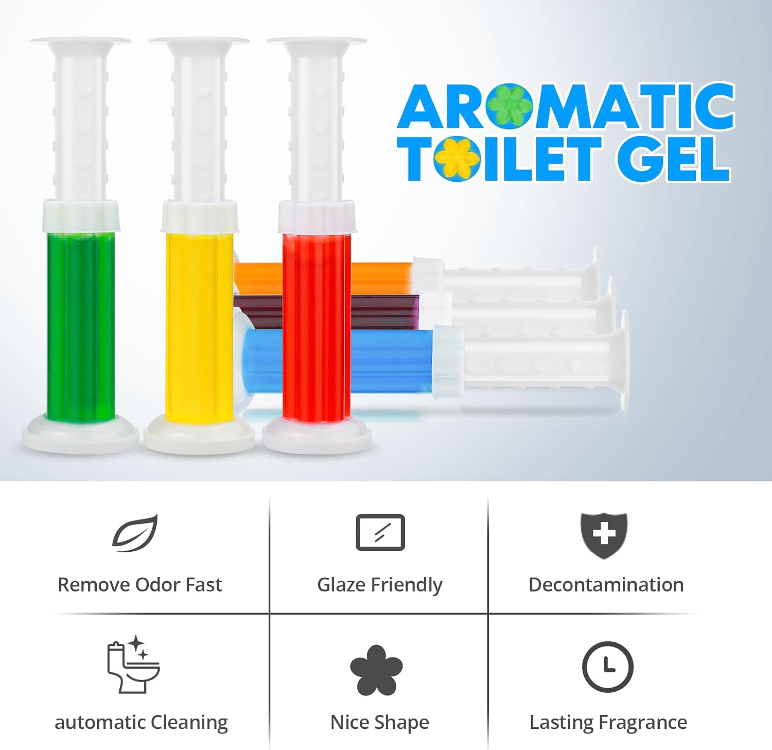 🔥Hot Sale🚽84 Flowers Toilet Cleaner Gel Stamp