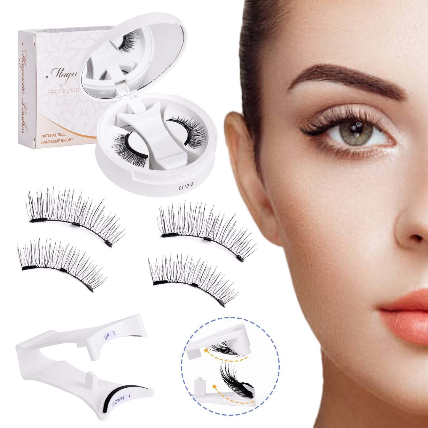 💖Last Chance! Buy 1 Get 1 Free End in Hours!🔥Soft Magnetic Eyelashes