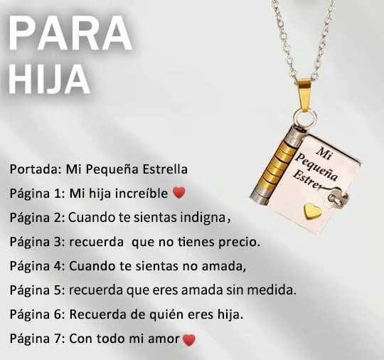 🎁 Blessing Book Necklace for Children - An Eternal Gift from the Heart