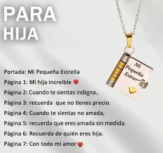 🎁 Blessing Book Necklace for Children - An Eternal Gift from the Hear