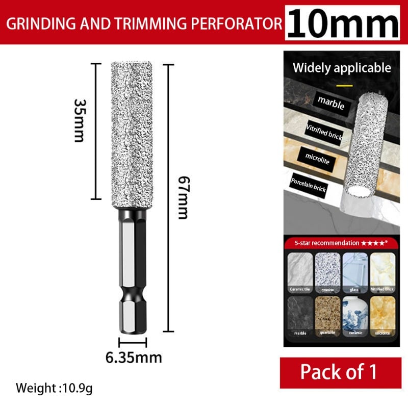 🔥2-in-1 Hexagonal Shank Brazing Dry Drilling Specialized Hole Opener