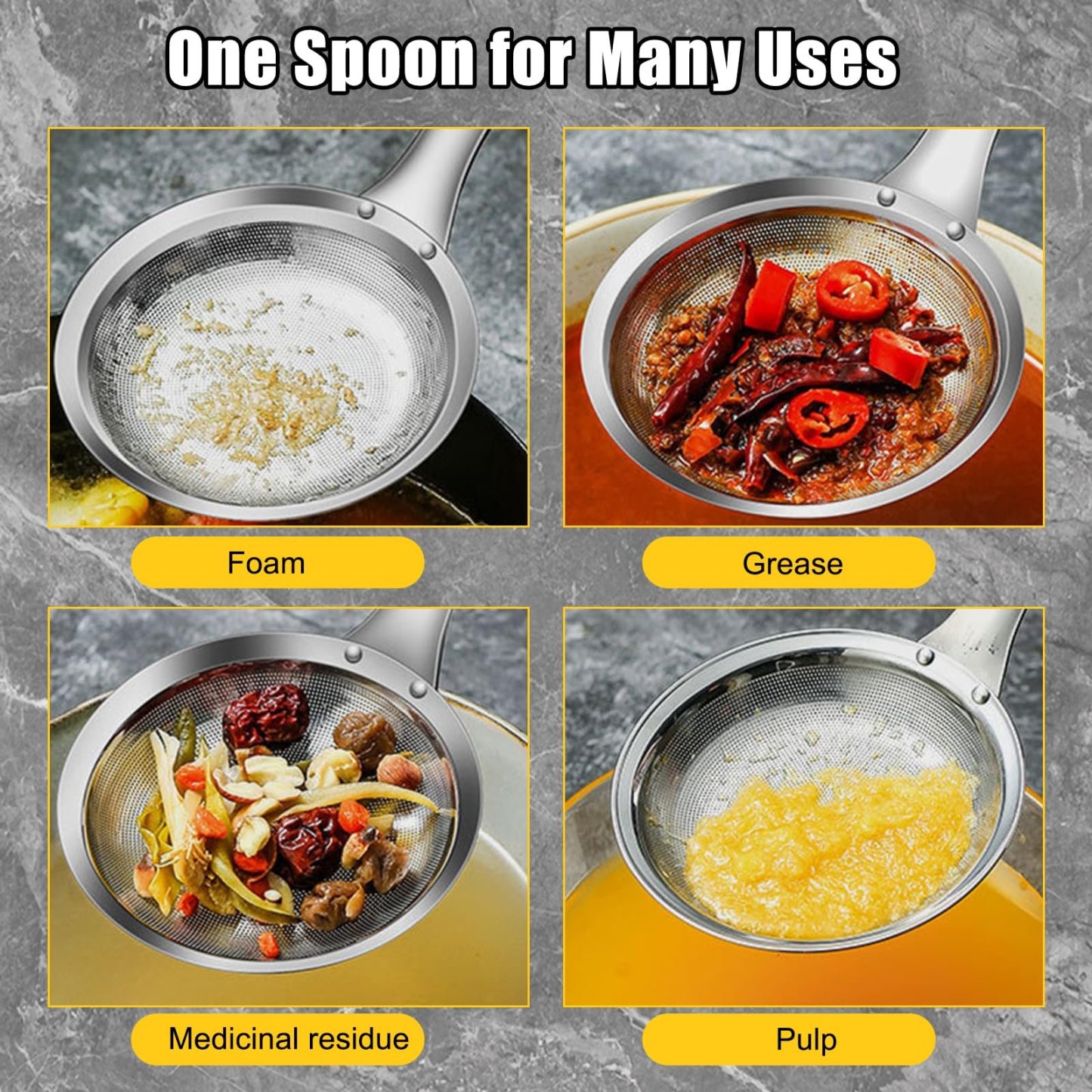 Fine Mesh Stainless Steel Colander