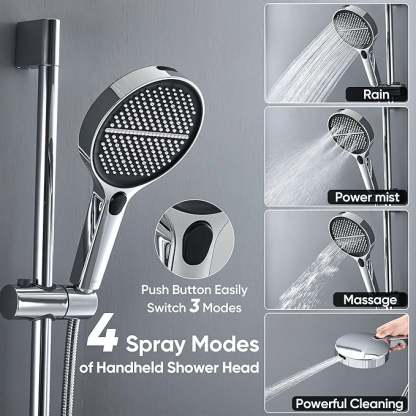 🏆Flash Sale⚡ 50K+ SOLD! Almost Gone-💥💥2026 New Product 💥High-End Pressurized Large Panel Shower Head