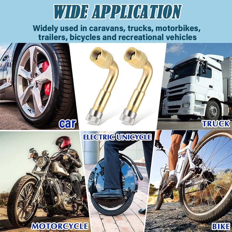 🔥Universal Tyre Valve Extension Adaptor for Car, Bike, Motorcycle, Scooter