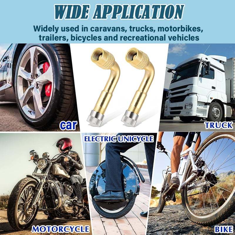 🔥Universal Tyre Valve Extension Adaptor for Car, Bike, Motorcycle, Scooter